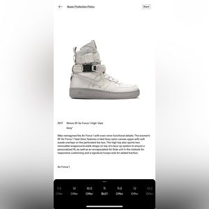 SF Air Force 1 High Vast Edition New
